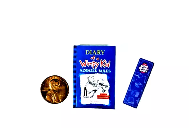ZURU Mini Brands BOOKS Common DIARY OF A WIMPY KID Rodrick Rules Book 2023  READ!