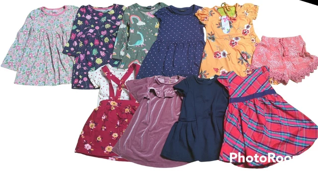 Girls Dresses x10, Age 2-3yrs bundle