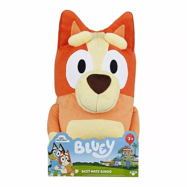 Bluey Best Mate - Bingo Jumbo Plush | Bingo Plush Red Cattle Dog