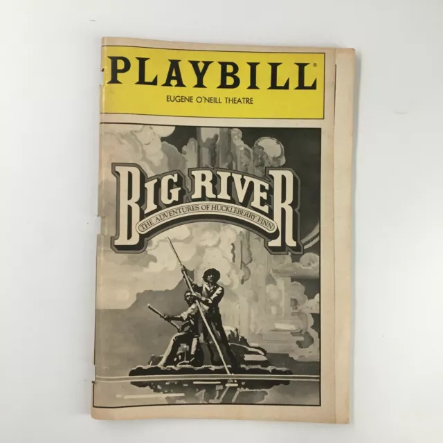 1985 Playbill Eugene ONeill Theatre Big River The Adventures of Huckleberry Finn