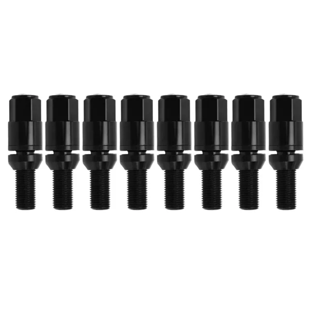 (Black)Wheel M14x1.5 Cone Universal Rustproof Wheel Wheel Nuts For Car