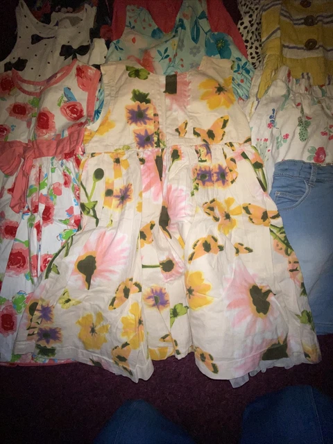 Girls Clothes Bundle Age 3-4 Years Skirts Dresses Romper Summer Outfits 2