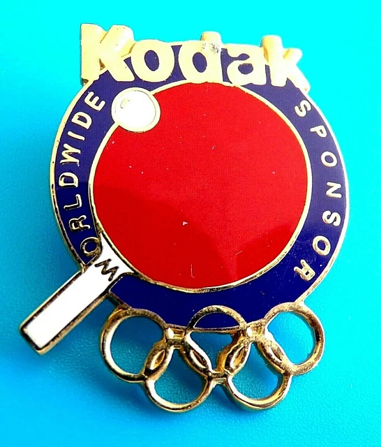 KODAK TABLE TENNIS Venue Olympic Games Collector Pin Badge / 2024 Paris