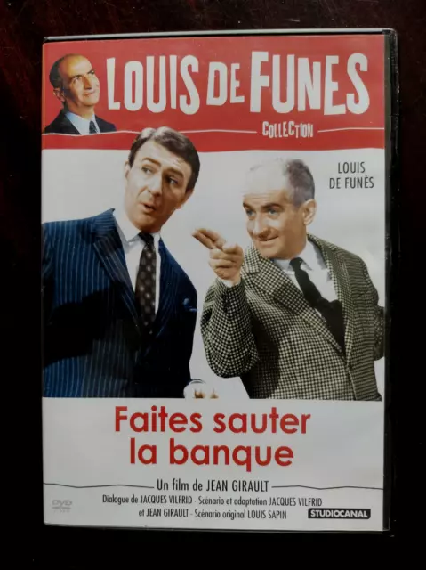 dvd " LOUIS  DE  FUNES "  FAITES  SAUTER  LA  BANQUE  " UN FILM DE JEAN GIRAULT