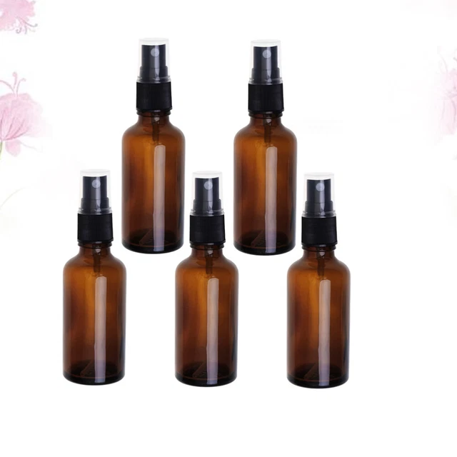 Sourcing Map 2 Flaconi Spray In Alluminio Da 250 Ml: Vuoti, Ricaricabili E Perfetti Per Viaggi (Nebulizzatore Fine Nero)
