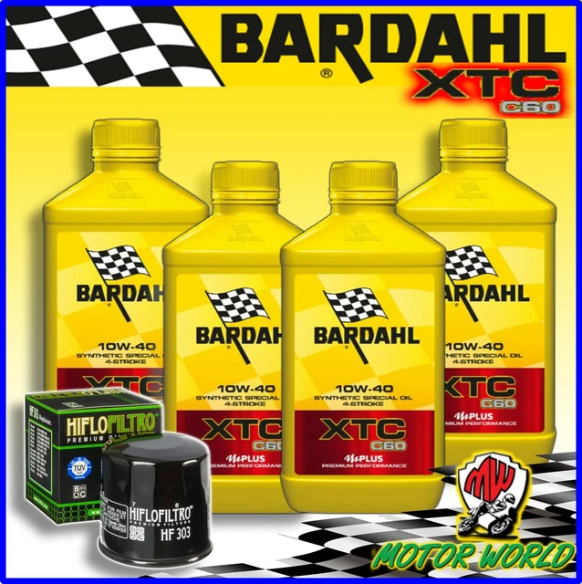 Bardahl XTC C60 5w40 Oil & Cutting Kit For Piaggio Beverly RST IE 300 2011 – 2 Liters