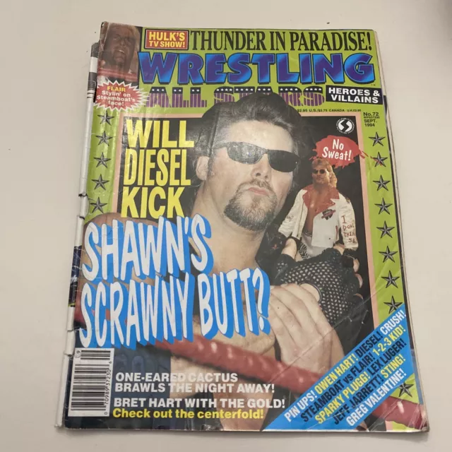 Wrestling All Stars Magazine September 1994 Kevin Nash Shawn Michaels Ric Flair