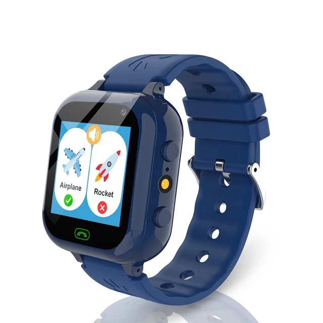 Montre Connectée Enfant Clleylise Bleue - Reconditionnée - Appareil Photo, Podomètre, Jeux