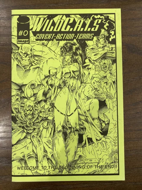 WILDCATS #0 Covert Action Variant, Jim Lee, IMAGE, Ltd. Edn. Ashcan 92/5000 🔥🔥