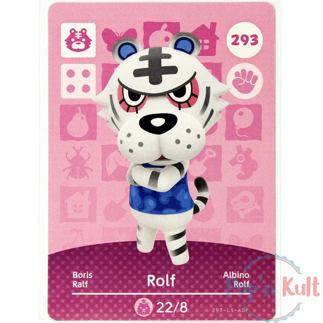 Carte Amiibo Animal Crossing 023 Rosalie / Cheri [EUR] Série 1 Near