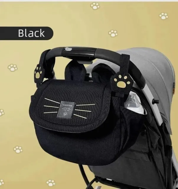 Mommy and Baby Stroller Bag . Portable Organizer. High quality!! Black.