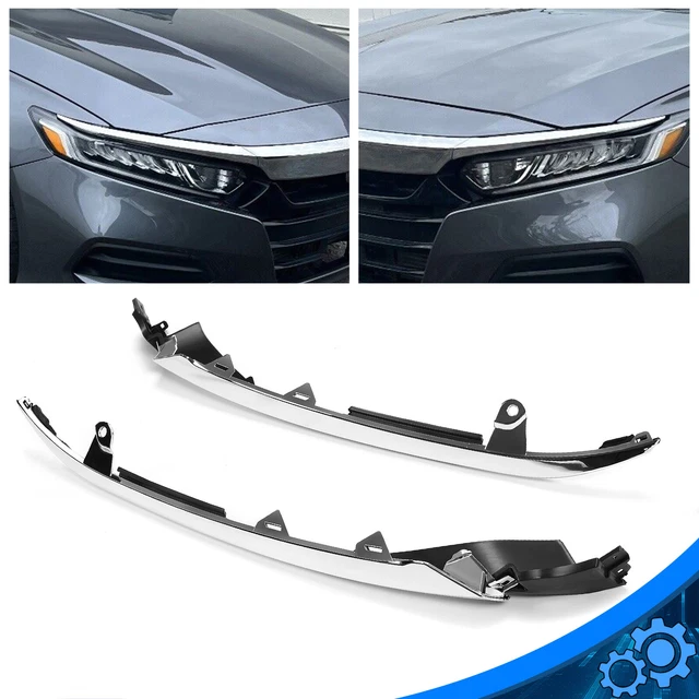 BFO Front Lower Bumper Grille Molding For Honda Accord Sedan 2013-2015 (Chrome, 71150T2FA00)
