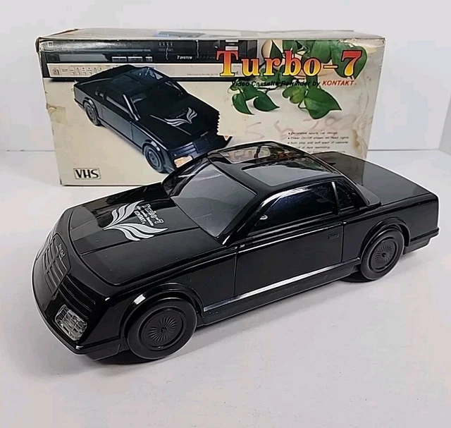TURBO7 CAR VHS Video Cassette Rewinder w/Box Vintage Kontakt Tested