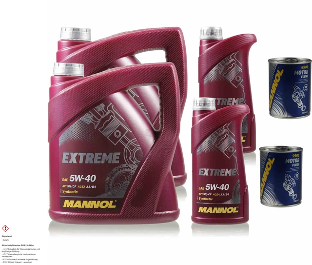 10L Olio per Motore mannol extreme 5W-40