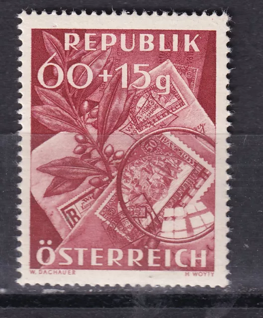 austria 1949 giornata del francobollo 782  MNH**