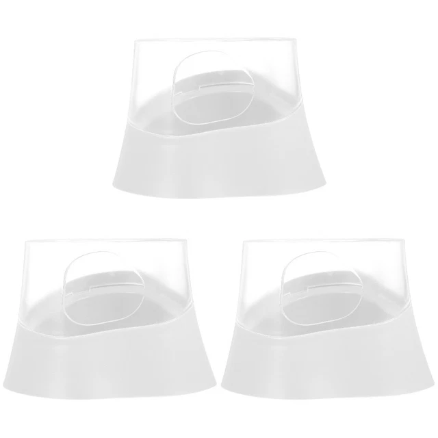 3pcs ménage chinchilla baignoire récipient de bain multifonction de salle de
