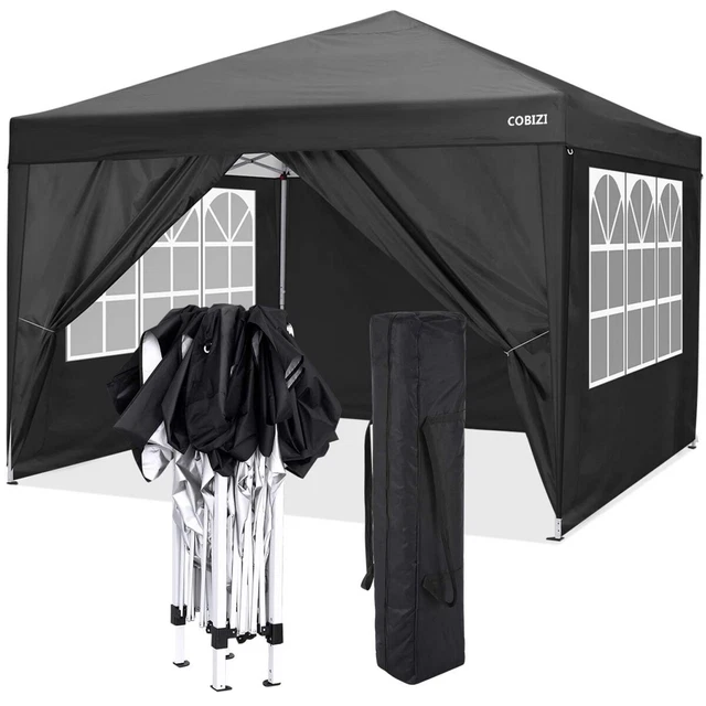 Pavillon 3x3m Gartenpavillon Gartenzelt Popup Faltpavillon Partyzelt Festzelt
