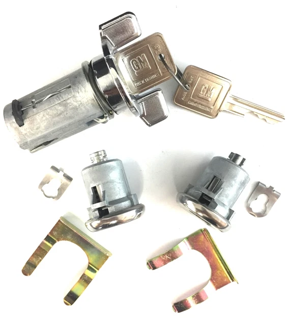 Ignition & Door Lock Kit - Square Head Key for GM Camaro Impala Chevelle Nova