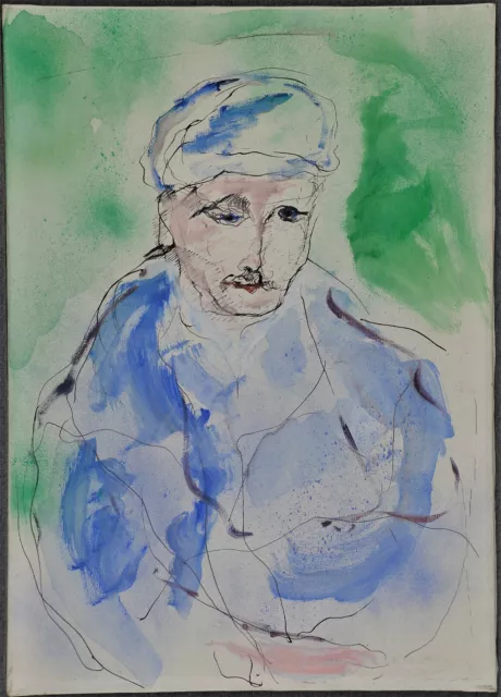 TRECCANI ERNESTO Figura maschile autoritratto