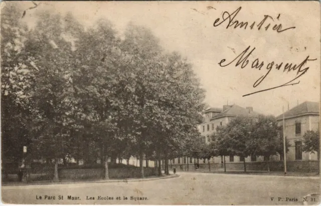 CPA Le Parc - St-MAUR - Schools and Square (145731)