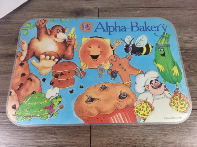 Vintage 1988 Gold Medal Alpha-bakery  Placemat