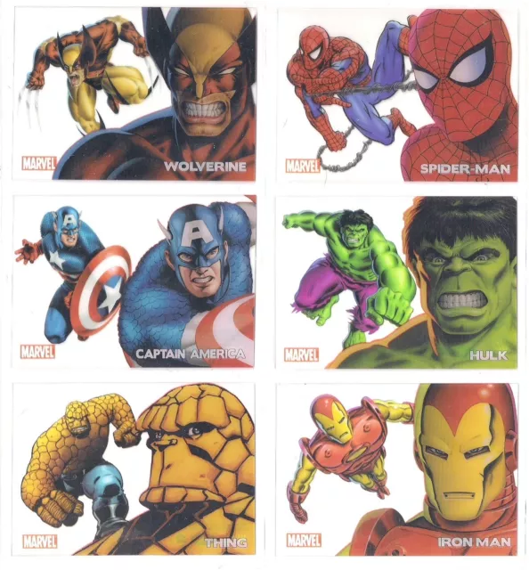 2010 Marvel 70th Anniversary Clearly Heroic Chase Insert Set (6) - Rittenhouse