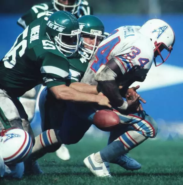 1980s Running Back Earl Campbell Of The Houston Oilers 1980s Old Photo