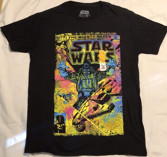 Star Wars T Shirt The Mighty Vader Comic Mens M 38/40 Graphic Mad Engine