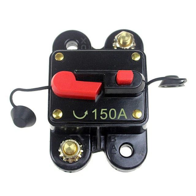 80-250A AMP Car Circuit Breaker Fuse Reset Waterproof 12V-48V DC Car Boat Auto