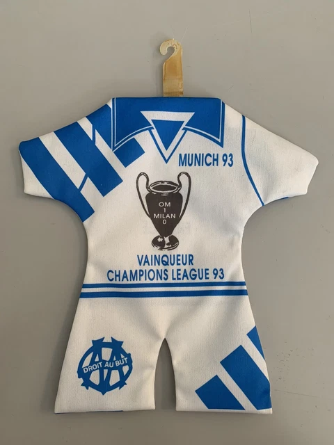 Club Français OM Années 90 Maillot Olympique De Marseille 1994-1995 - Adidas Manches Longues Taille M Panini Marseille