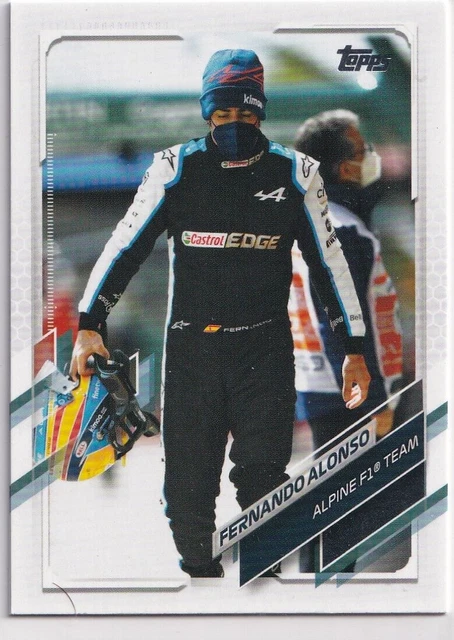 Topps 2021 Flagship Formula 1 / Formule 1 Numéro 41 Fernando Alonso