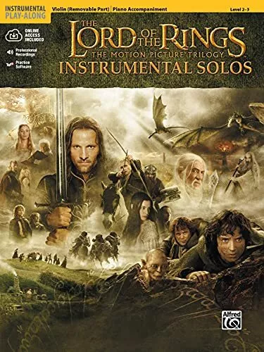 The Lord of the Rings Instrumental Solos for Violin ( by Howard Shore 0757923291