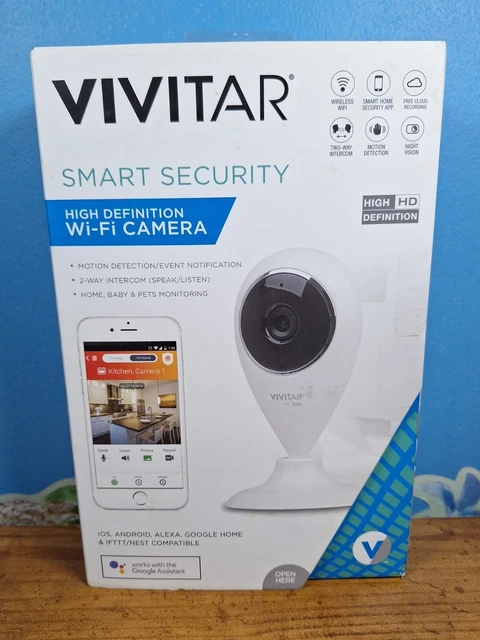 VIVITAR SMART SECURITY HD Wi Fi Camera IPC112N WHT 20.99 PicClick