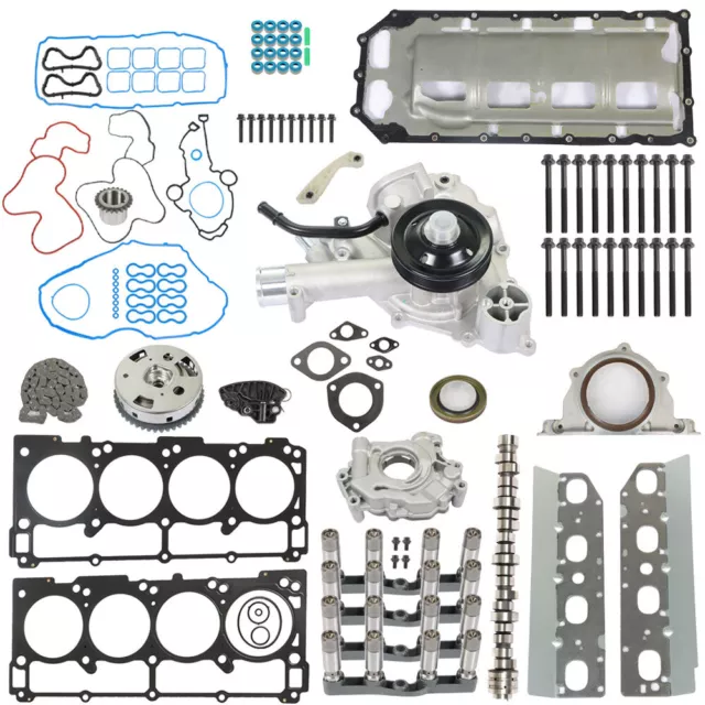 LABLT Camshaft Pumps Gaskets MDS Lifters Kit For 2010-2015 Dodge Ram 1500 5.7L