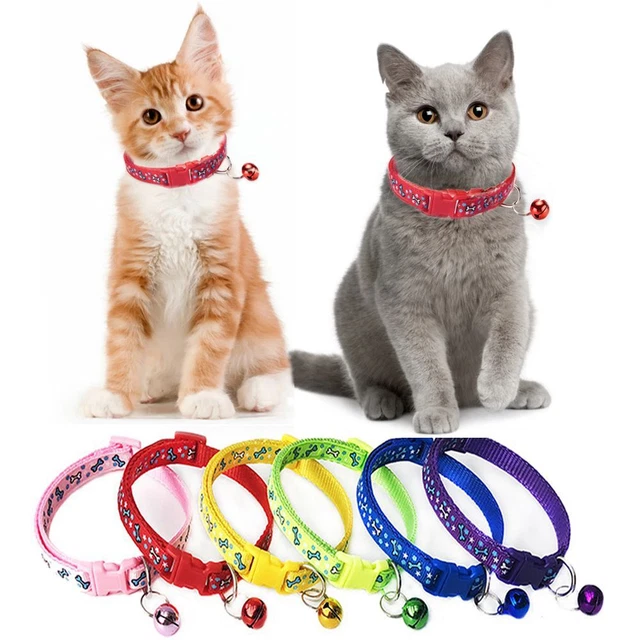 Forniture per animali domestici regolabili per cucciolo stampato osso cinturino collo collari per animali domestici collana cane