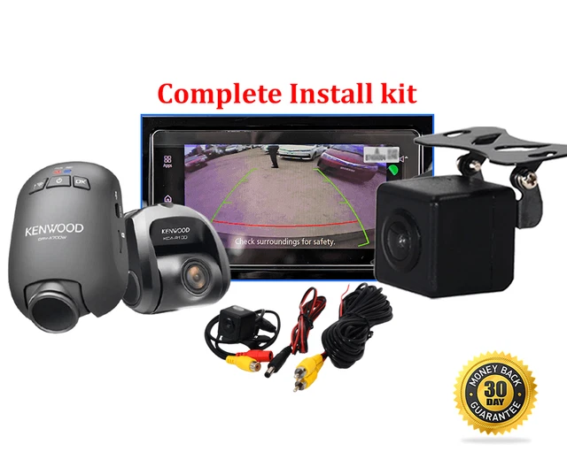 Dash Cam DRV-A700W with Reverse Camera NTSC Kit for Mitsubishi Pajero 2015-2019
