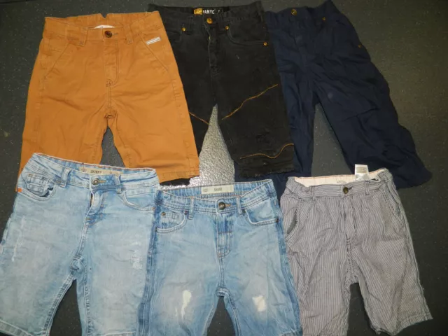 Boys Jeans Cargo Shorts Bundle Age 6/7 Years Slim Fit good Used