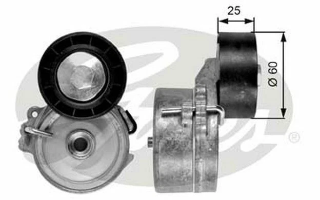 GATES Galet tendeur (courroie d'accessoire) pour PEUGEOT PARTNER T39033