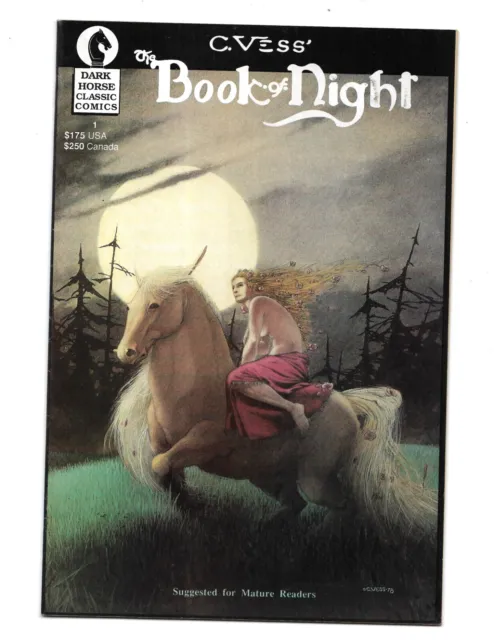The Book of Night Comic (1987) Dark Horse Comics (Charles Vess)