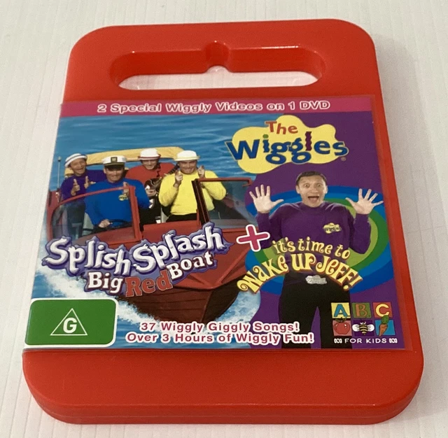 THE WIGGLES SPLISH Splash Big Red Boat Wake Up Jeff DVD Region 4 ABC THE WIGGLES SPLISH Splash Big Red Boat Wake Up Jeff DVD Region 4 ABC
