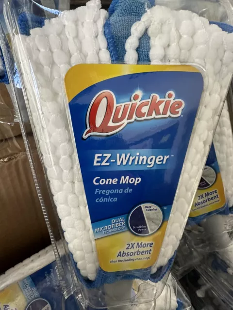 Quickie #094M EZ-Wringer Microfiber Cone Mop REFILL HEAD 2