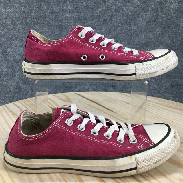 Converse Shoes Womens 7.5 Chuck Taylor All Star Sneakers Maroon Low top M9691