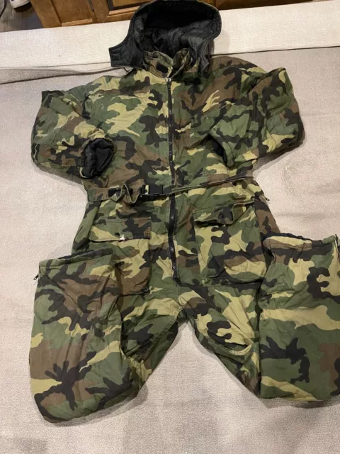 WINCHESTER PUFF CAMOUFLAGE Hunting Snow Suit Mens XXL One Piece
