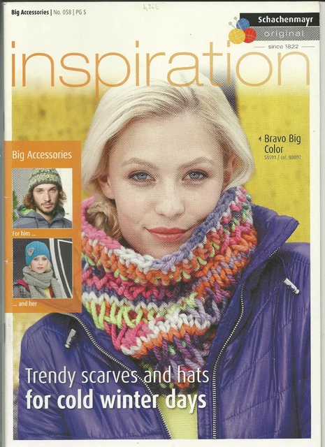 SCHACHENMAYR ANLEITUNGSHEFT INSPIRATION für kalte Wintertage 058 EUR 1 ...