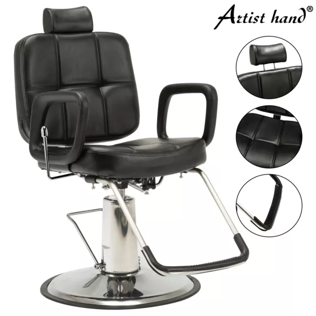 Reclining Hydraulic Barber Chair Salon Beauty Spa Shampoo Styling Equipment Reclining Hydraulic Barber Chair Salon Beauty Spa Shampoo Styling Equipment