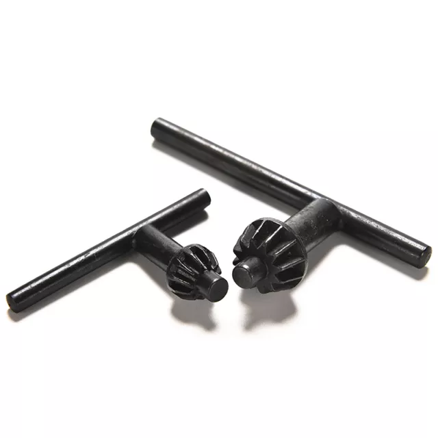Drill Chuck Keys 10mm 3/8" and 13mm 1/2" Black Replacement Chuck Key Tool AP