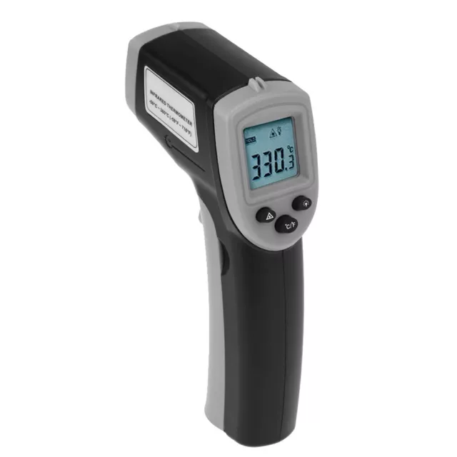 Termometro digitale a infrarossi senza contatto con alta precisione e schermo LC