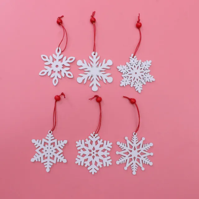 18 Pcs Christmas Gifts Tags Snowflake Decoration Unique Tree