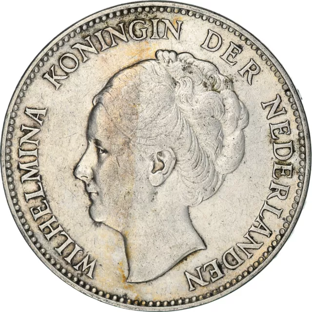 [#749648] Monnaie, Pays-Bas, Wilhelmina I, Gulden, 1923, TTB, Argent, KM:161.1