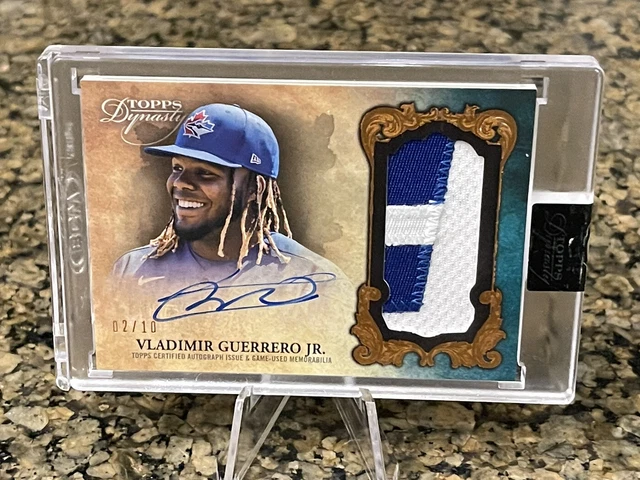 2021 Topps Dynasty Baseball VLADIMIR GUERRERO JR DAP-VGJ1 2-Color Patch Auto /10